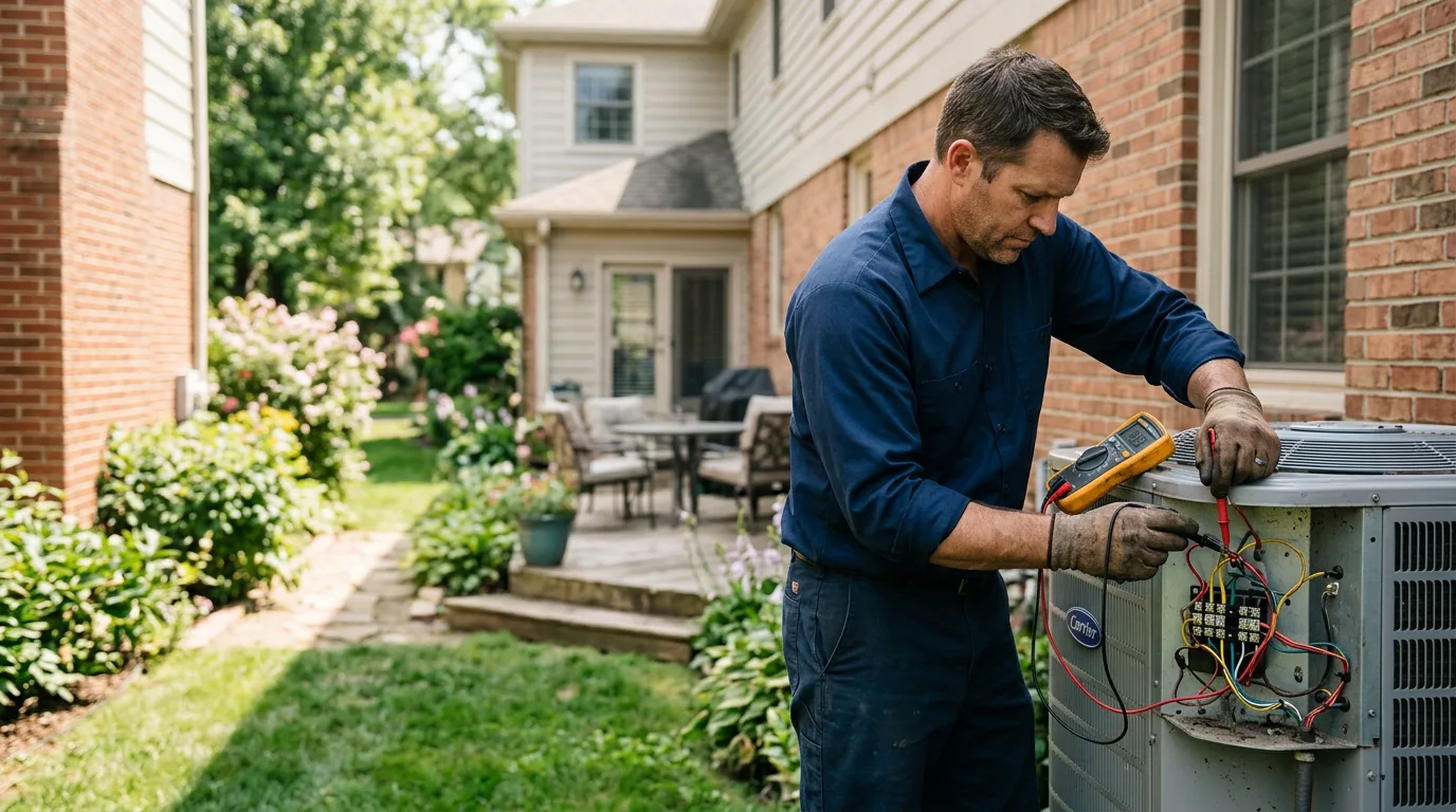 HVAC technician working near Lawton, IA